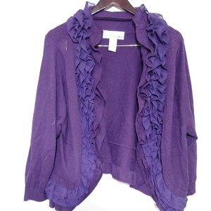 Denim 24/7 Purple Cardigan